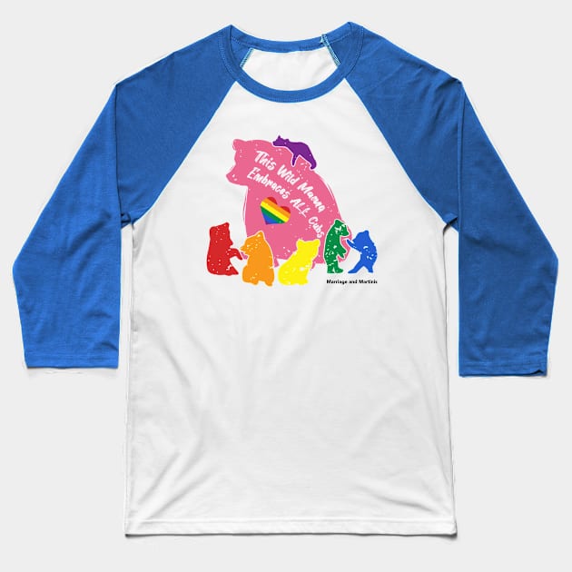 Wild Mama Cubs Baseball T-Shirt by Marriage and Martinis